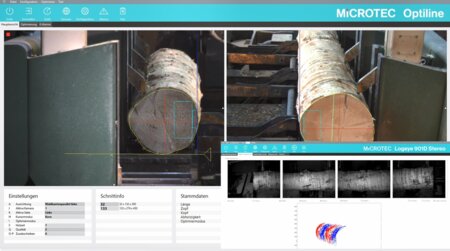 Touch panel for solution monitoring