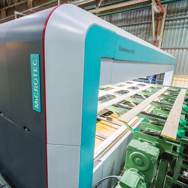 Brazil's industry leader upgrades with no.1 transverse lumber scanner